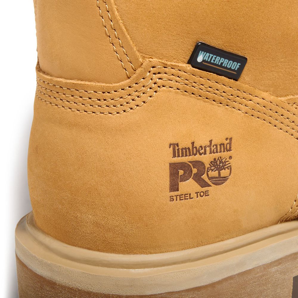 Bocanci Pro Timberland Barbati Maro - Direct Attach 6\" Steel Toe - Romania - WJSBUN914